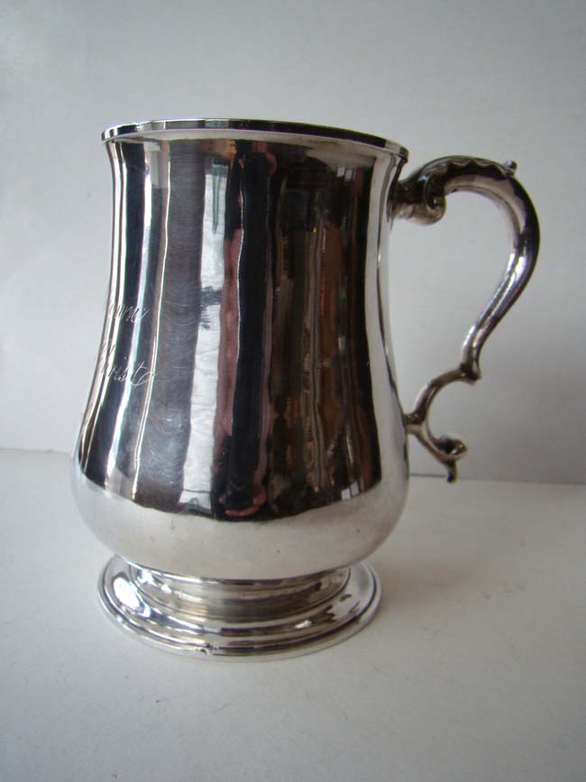 The MOSES BROWN Silver Communion Cup given in 1823 to the First Church of Christ in Brownville, Maine. — image 3